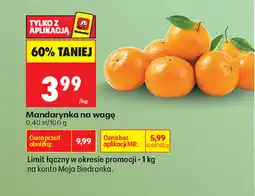Biedronka Mandarynka na wagę oferta