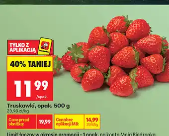 Biedronka Truskawki, opak oferta