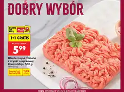 Biedronka Chude mięso mielone z szynki wieprzowej Kraina Mięs oferta