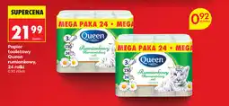 Biedronka Papier toaletowy Queen rumiankowy, 24 rolki oferta