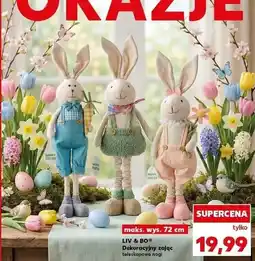 Kaufland LIV & BO Dekoracyjny zając oferta