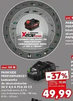 Kaufland PARKSIDE PERFORMANCE Ładowarka do akumulatorów 20 V 4,5 A PLG 20 C3 oferta