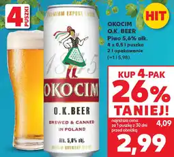 Kaufland Okocim O.K. Beer Piwo 5,6% alk oferta