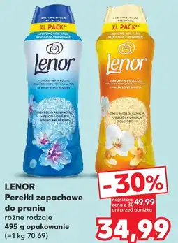 Kaufland Lenor Perełki zapachowe do prania oferta