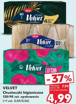 Kaufland Velvet Chusteczki higieniczne oferta