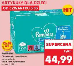 Kaufland PAMPERS Chusteczki nawilżane różne rodzaje oferta