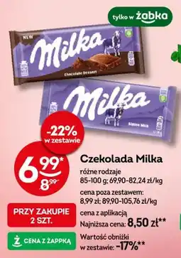 Żabka Czekolada różne rodzaje oferta