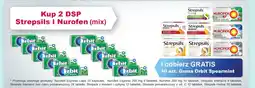 Eurocash Kup 2 DSP Strepsils i Nurofen (mix), i odbierz GRATIS 10 szt. Guma Orbit Spearmint oferta