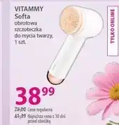 VITAMMY Softa obrotowa szczoteczka do mycia twarzy, 1 szt