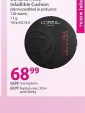 Hebe L'Oréal Paris Infaillible Cushion płynny podkład w poduszce 120 warm oferta