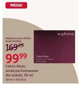 Rossmann Woda perfumowana dla kobiet Calvin Klein oferta