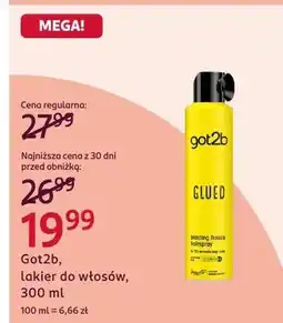 Rossmann Lakier do włosów Got2b oferta