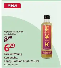 Rossmann Napój Kombucha Forever Young Passion Fruit oferta