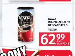 Selgros Kawa rozpuszczalna Nescafe oferta