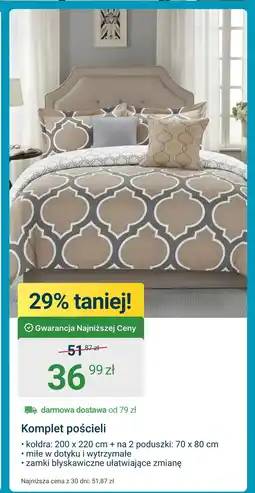 ERLI Komplet pościeli oferta