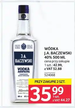Selgros Wódka J.A. Baczewski oferta