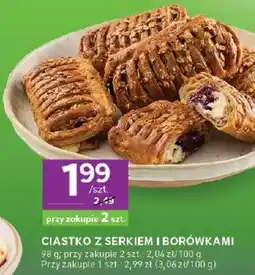 Stokrotka Ciastko z serkiem i borówkami oferta