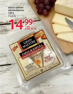 Selgros Deska serów hiszpańskich oferta
