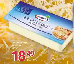 Selgros Ser mozzarella oferta