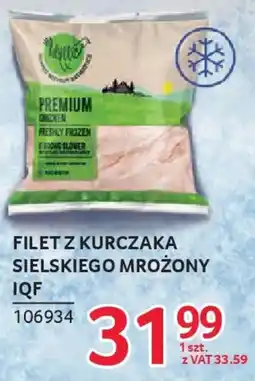 Selgros Filet z kurczaka sielskiego mrożony iqf oferta