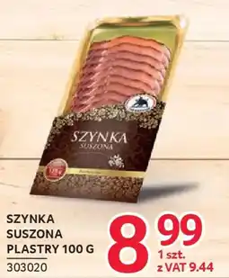 Selgros Szynka suszona plastry oferta