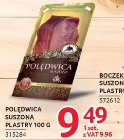 Selgros Polędwica suszona plastry oferta