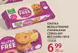 Selgros Ciastka bezglutenowe z kawałkami czekolady bez cukru oferta