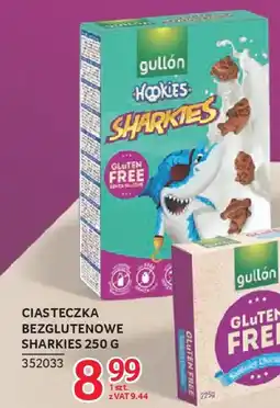 Selgros Ciasteczka bezglutenowe sharkies oferta