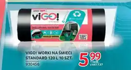 Selgros Vigo! worki na śmieci standard 120 l oferta