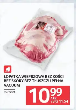 Selgros Łopatka wieprzowa bez kości bez skóry bez tłuszczu pełna vacuum oferta