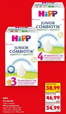Kaufland HIPP Combiotik różne rodzaje oferta