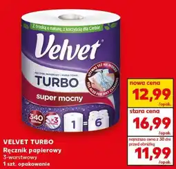 Kaufland Ręcznik papierowy Velvet Turbo 3-warstwowy, 1 szt oferta