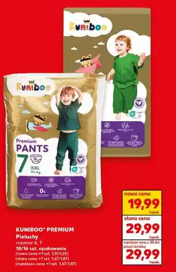 Kaufland KUNIBOO PREMIUM Pieluchy rozmiar 6, 7 oferta