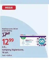 Rossmann Tampony super plus O.b. Procomfort oferta