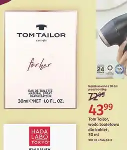 Rossmann Woda toaletowa Tom Tailor For Her oferta