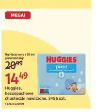 Rossmann Chusteczki pure Huggies oferta
