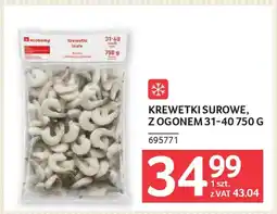 Selgros Krewetki surowe, zogonem 31-40 oferta