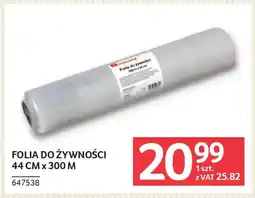 Selgros Folia do żywności oferta