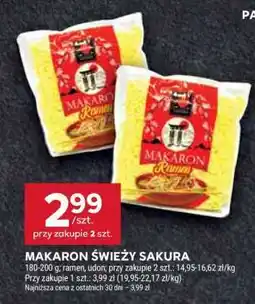 Stokrotka Market MAKARON ŚWIEŻY SAKURA oferta
