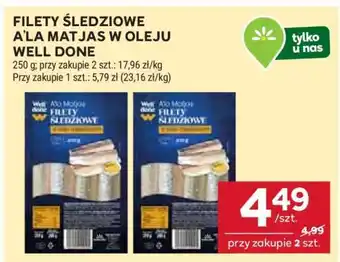Stokrotka Market Filety śledziowe a’la Matjas w oleju Well Done oferta