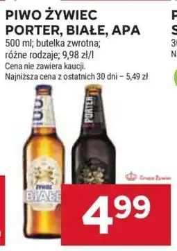Stokrotka Market Piwo Żywiec Porter, Białe, APA oferta