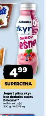 Netto Jogurt pitny skyr bez dodatku cukru Bakoma oferta