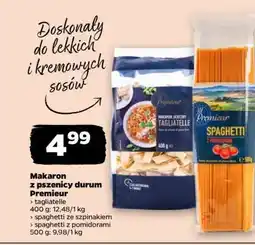 Netto Makaron z pszenicy durum Premieur oferta