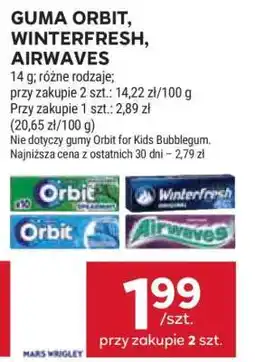 Stokrotka Market Guma Orbit, Winterfresh, Airwaves oferta