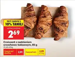 Biedronka Croissant z nadzieniem orzechowo kakaowym , 85 g oferta