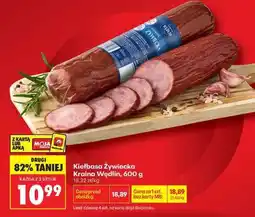 Biedronka Kiełbasa Żywiecka Kraina Wędlin 600 g oferta