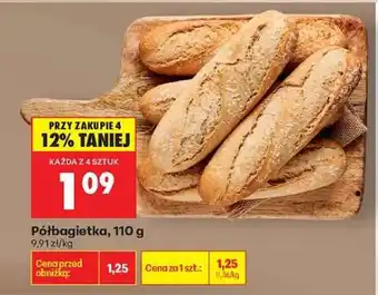 Biedronka Półbagietka 110 g oferta