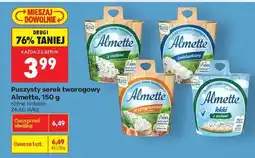 Biedronka Puszysty serek twarogowy Almette, 150 g oferta
