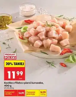 Biedronka Kostka z fileta z piersi kurczaka 400 g oferta