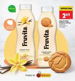Biedronka Jogurt pitny Fruvita, 400 g oferta